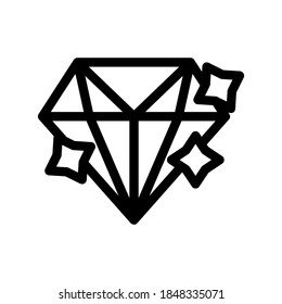 Diamantensymbol oder Logo einzeln auf Zeichen, Vektorgrafik - Vektorsymbole in hoher Qualität
