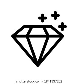 diamond icon or logo isolated sign symbol vector illustration - high quality black style vector icons
