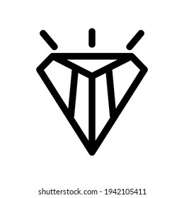 diamond icon or logo isolated sign symbol vector illustration - high quality black style vector icons
