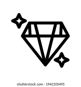 diamond icon or logo isolated sign symbol vector illustration - high quality black style vector icons
