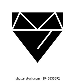 diamond icon or logo isolated sign symbol vector illustration - high quality black style vector icons
