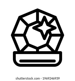 diamond icon or logo isolated sign symbol vector illustration - high quality black style vector icons
