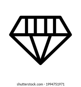 diamond icon or logo isolated sign symbol vector illustration - high quality black style vector icons
