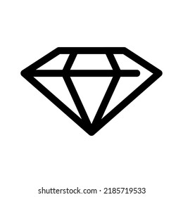 diamond icon or logo isolated sign symbol vector illustration - high quality black style vector icons
