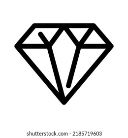 diamond icon or logo isolated sign symbol vector illustration - high quality black style vector icons
