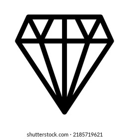 diamond icon or logo isolated sign symbol vector illustration - high quality black style vector icons
