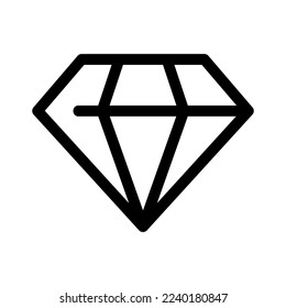 diamond icon or logo isolated sign symbol vector illustration - high quality black style vector icons
