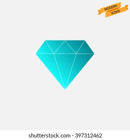 Diamond icon. Modern icon series. Diamond vector