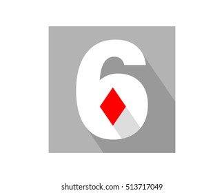 diamond icon number numeral nominal typography typeset typeface logotype font image vector icon