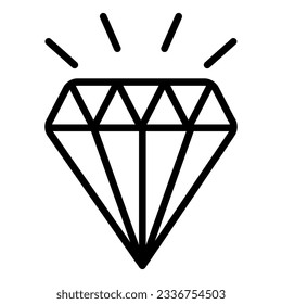 icono de diamante en fondo transparente