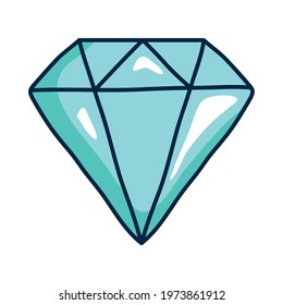 diamond icon on white background