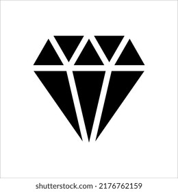 diamond icon on white background