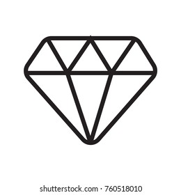 diamond icon outline