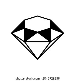 Diamond. icon in perspective. vector illustration. eps10