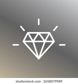Diamond Icon for Premium Quality