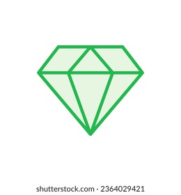 Diamond icon set. diamond gems vector icon.