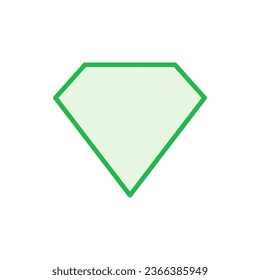 Juego de iconos de diamantes. icono del vector de gemas de diamante.