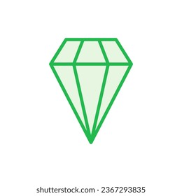 Diamond icon set. diamond gems vector icon.