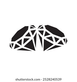 Diamond icon set  on white background