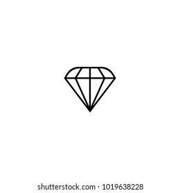 diamond icon. sign design