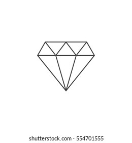 diamond icon. sign design