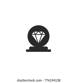 diamond icon. sign design