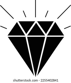 diamond icon. sign design on white background..eps