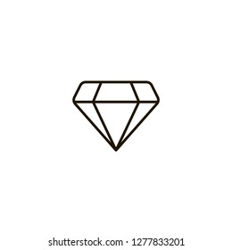 diamond. diamond icon. sign design. Vector.