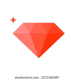 Icono de diamante. inicio de sesión para concepto móvil y diseño web. ilustración vectorial