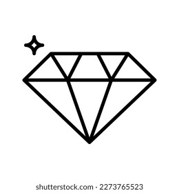 Icono de diamante. inicio de sesión para concepto móvil y diseño web. ilustración vectorial