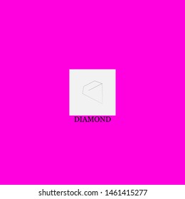 diamond icon sign signifier vector
