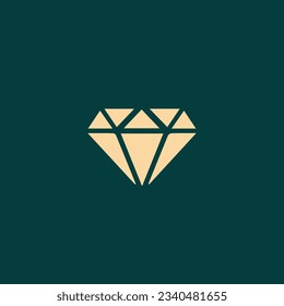 diamond icon stock vector image