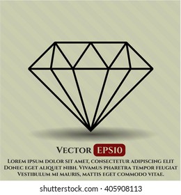 Diamond icon or symbol