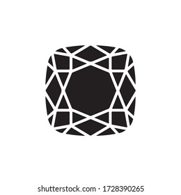 Diamond Icon In Trendy  Design Vector Eps 10