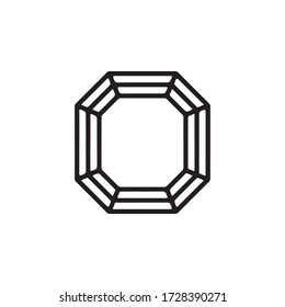 Diamond Icon In Trendy  Design Vector Eps 10