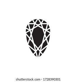 Icono De Diamante En El Vector De Diseño De Moda Eps 10