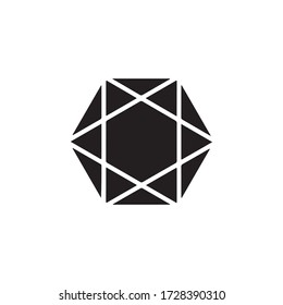 Icono De Diamante En El Vector De Diseño De Moda Eps 10