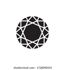 Diamond Icon In Trendy  Design Vector Eps 10