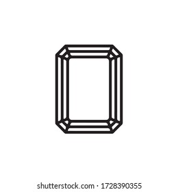 Icono De Diamante En El Vector De Diseño De Moda Eps 10