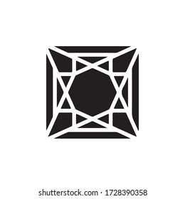 Icono De Diamante En El Vector De Diseño De Moda Eps 10