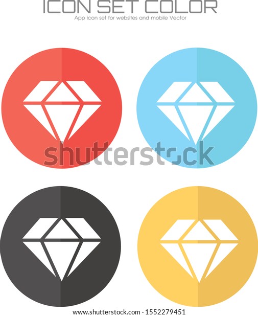 背景にトレンディな平らなスタイルのダイヤモンドのアイコン ウェブサイトデザイン用のひし形のアイコンページシンボルダイヤモンドアイコン ロゴ アプリ Ui ひし形のアイコンベクターイラスト Eps10 のベクター画像素材 ロイヤリティフリー