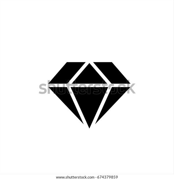 背景にトレンディな平らなスタイルのダイヤモンドのアイコン ウェブサイトデザイン用のひし形のアイコンページシンボルダイヤモンドアイコンロゴ アプリ Ui ひし形のアイコンベクターイラスト Eps10 のベクター画像素材 ロイヤリティフリー