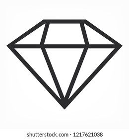 Diamond Icon Vector.