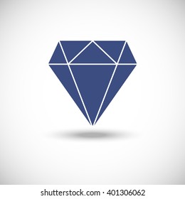 Diamond icon - Vector