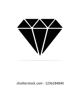 diamond icon. Vector concept illustration for design.