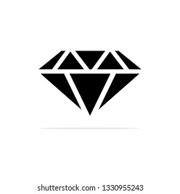 Diamond icon. Vector concept illustration for design.