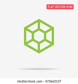 Diamond icon. Vector concept illustration for design.