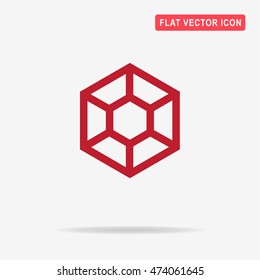 Diamond icon. Vector concept illustration for design.