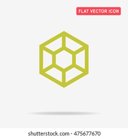 Diamond icon. Vector concept illustration for design.