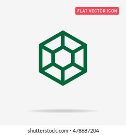 Diamond icon. Vector concept illustration for design.